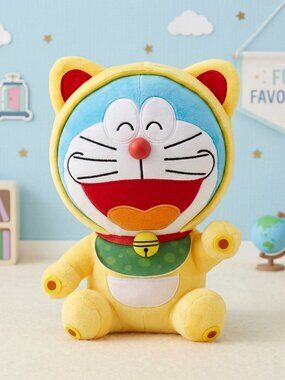 Doraemon Fortune Cat Onesie Plush